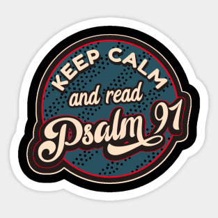 Psalm 91 Sticker